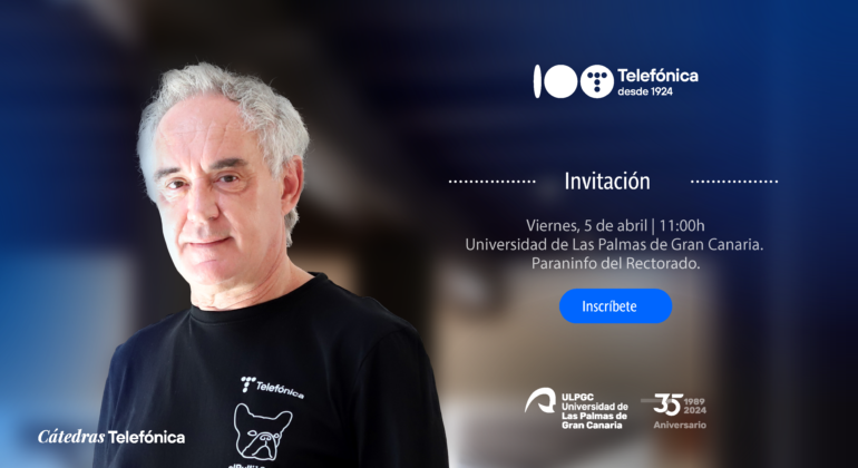 Invitación Ferran Adrià ULPGC