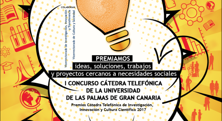Cartel I Concurso Cátedra Telefónica de la ULPGC